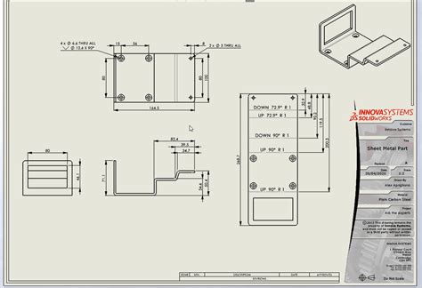 solidworks sheet metal drawing flat pattern|flat pattern configuration solidworks.